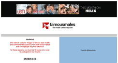 Desktop Screenshot of famousmales.com